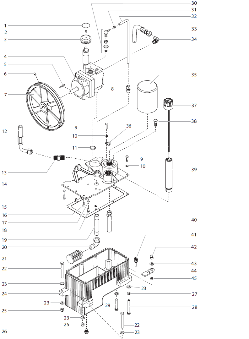 PowrTwin Plus 12000 Hydraulic System Parts